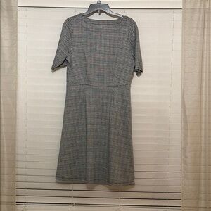 Croft & Barrow Plaid Midi Dress